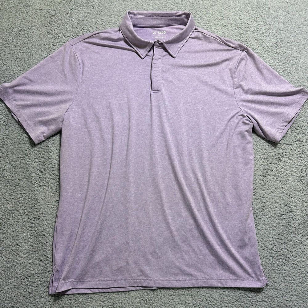 01.Algo Performance Polo Shirt Quick Dry Odor Resistant Moisture Wicking‎ 2XL